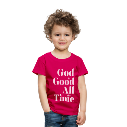 God is Good Toddler Premium T-Shirt - dark pink