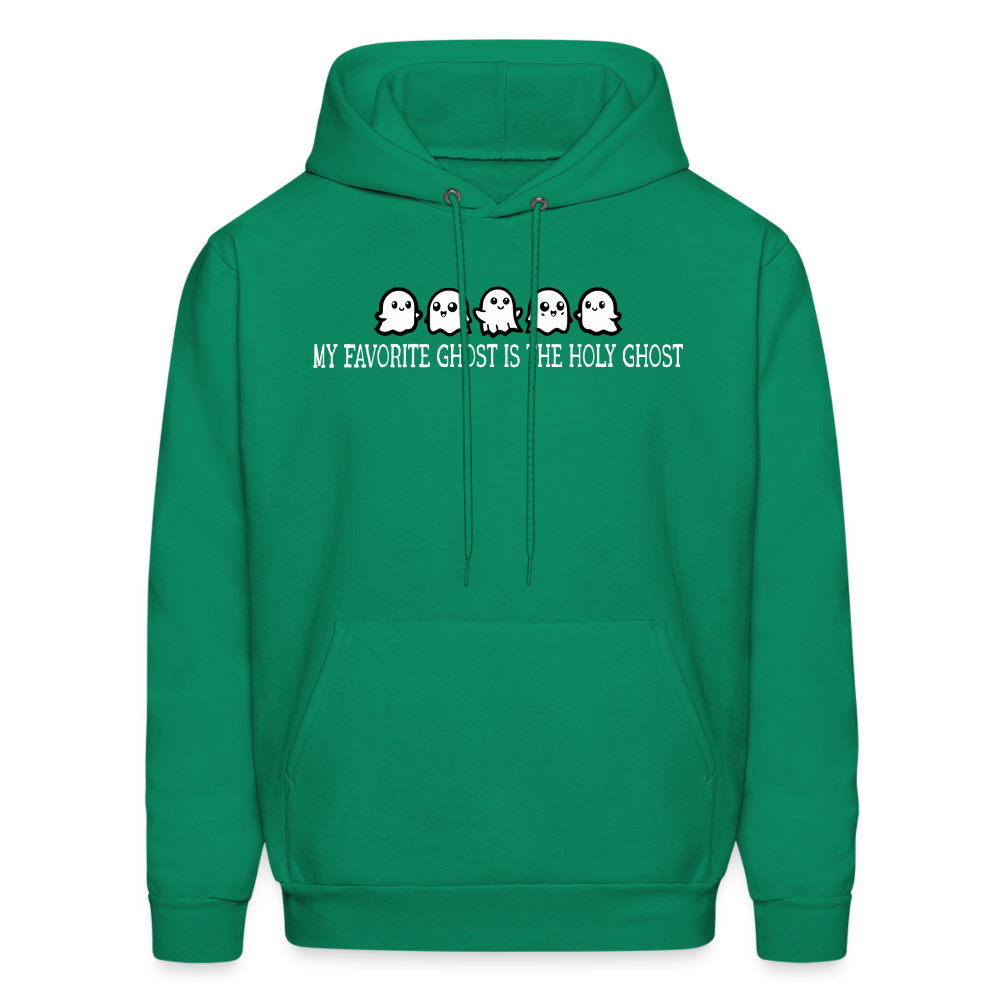 My Favorite Ghost is the Holy Ghost (W) Men's Hoodie - kelly green