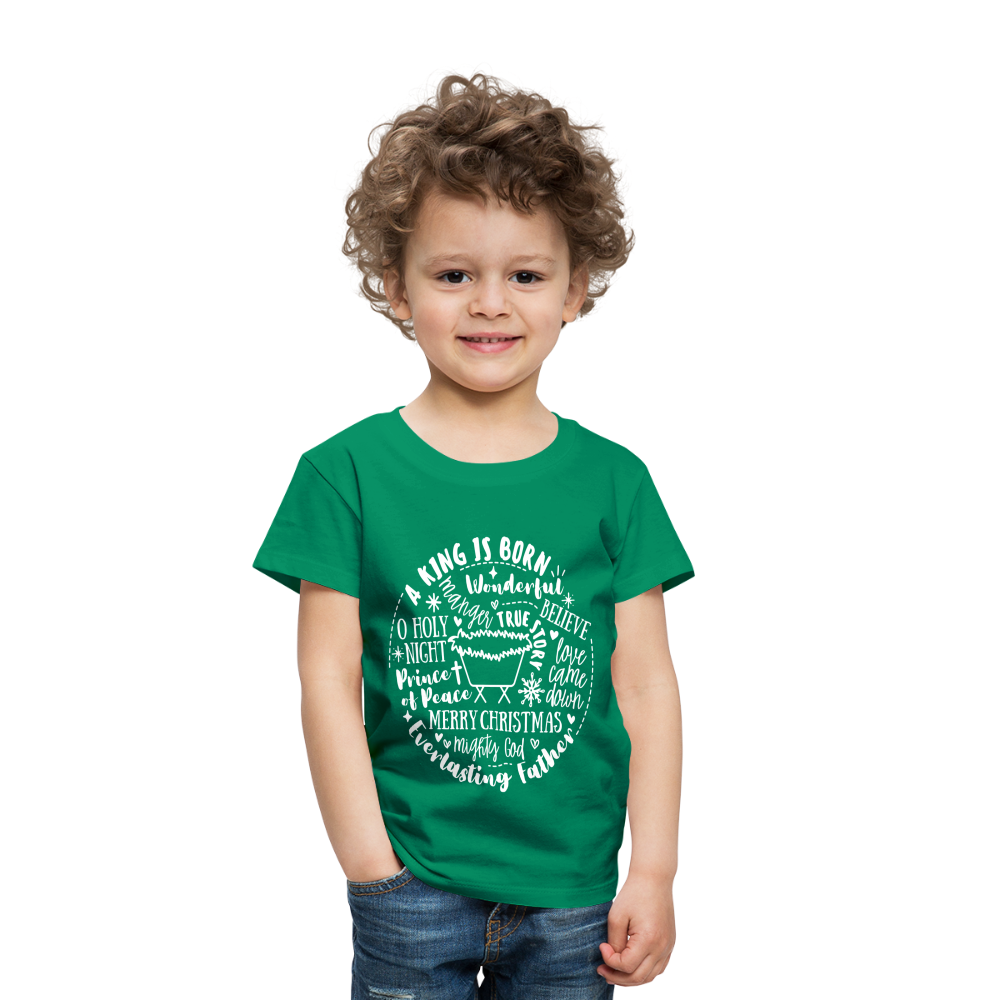 Manger Collage (W) Toddler T-Shirt - kelly green