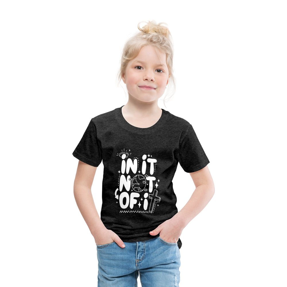 In It Not of It (W) Toddler T-Shirt - charcoal grey