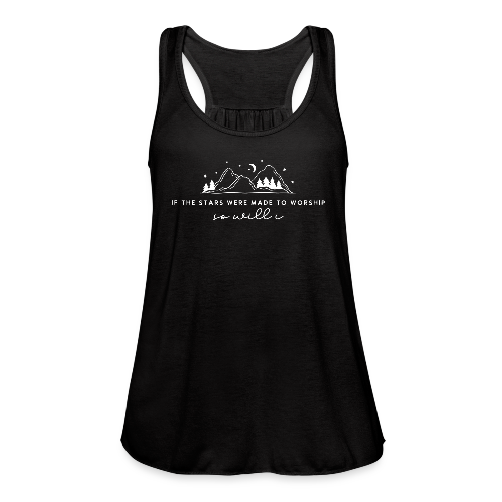 If the Stars Were Made to Worship So Will I Women's Tank - black