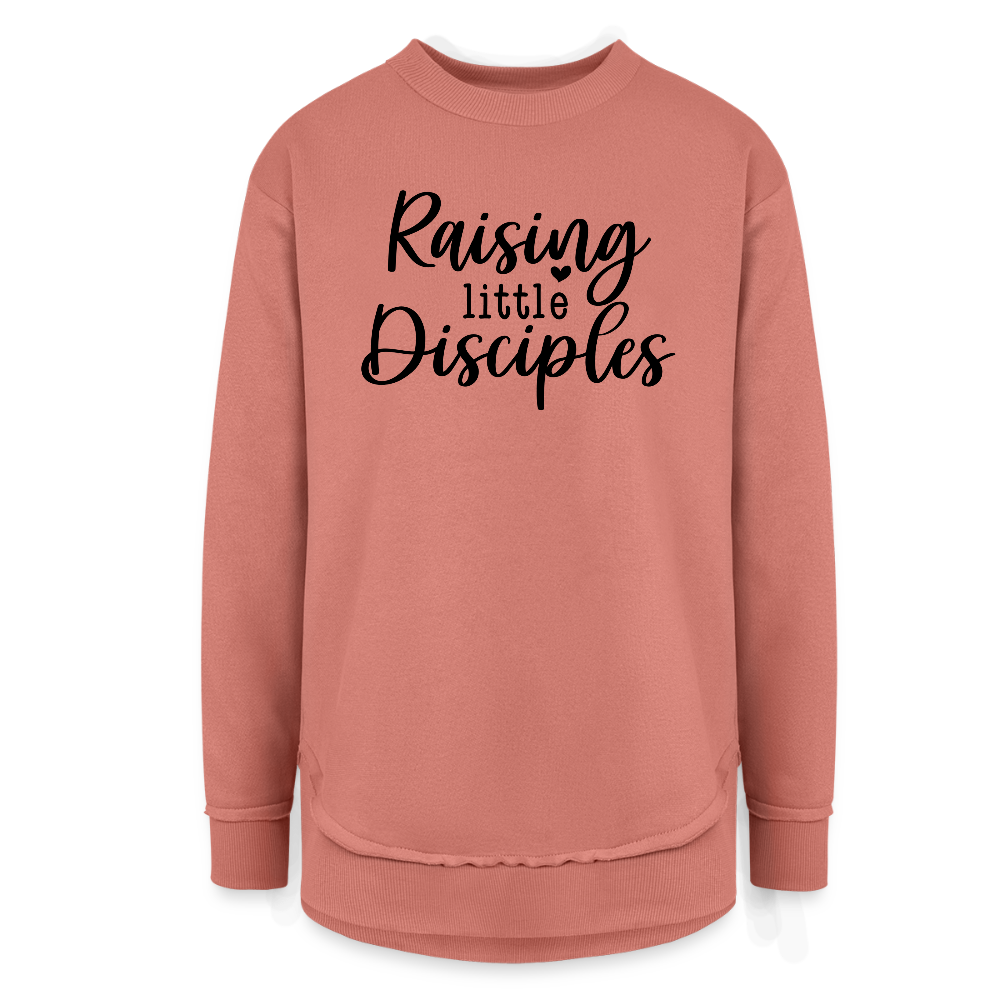 Raising Little Disciples Women's Long Sleeve Weekend Tunic - mauve