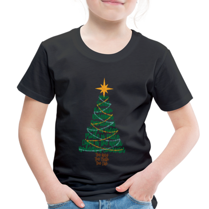 Names of Jesus Christmas Tree Toddler Shirt - black