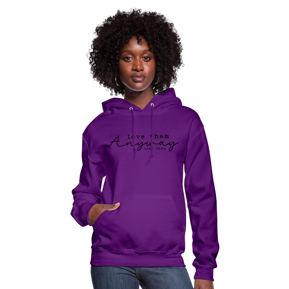 Love Them Anyway Women's Hoodie - purple