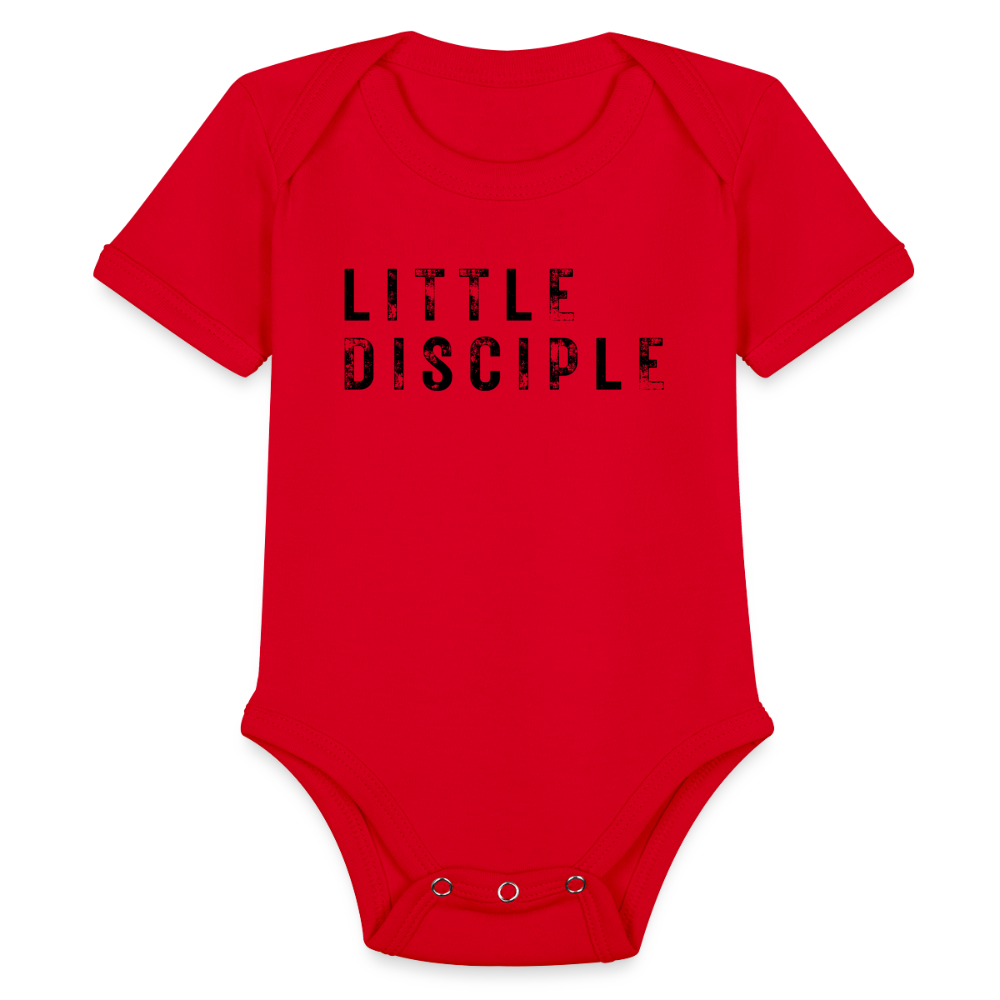 Little Disciple Baby Onesie Bodysuit - red