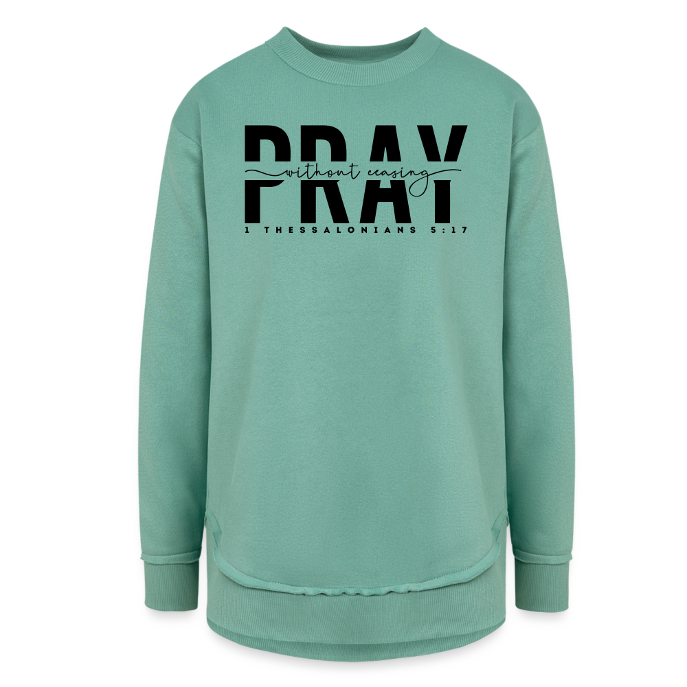 Pray Without Ceasing Women's Tunic Sweater - saltwater