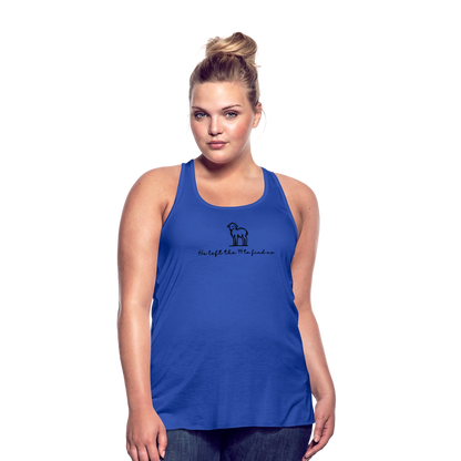 He Left the 99 to Find Me Women's Tank - royal blue