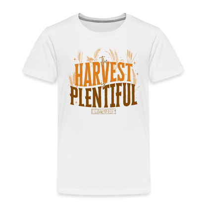 The Harvest is Plentiful (Color) Toddler T-Shirt - white