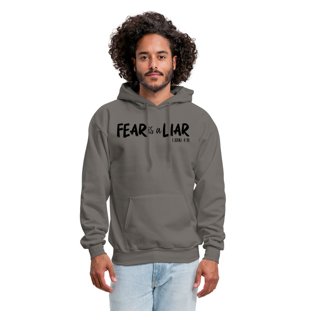 Fear is a Liar Men's Hoodie - asphalt gray