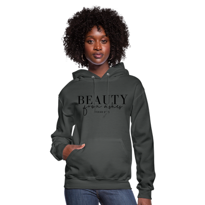 Beauty from Ashes Women's Hoodie - asphalt