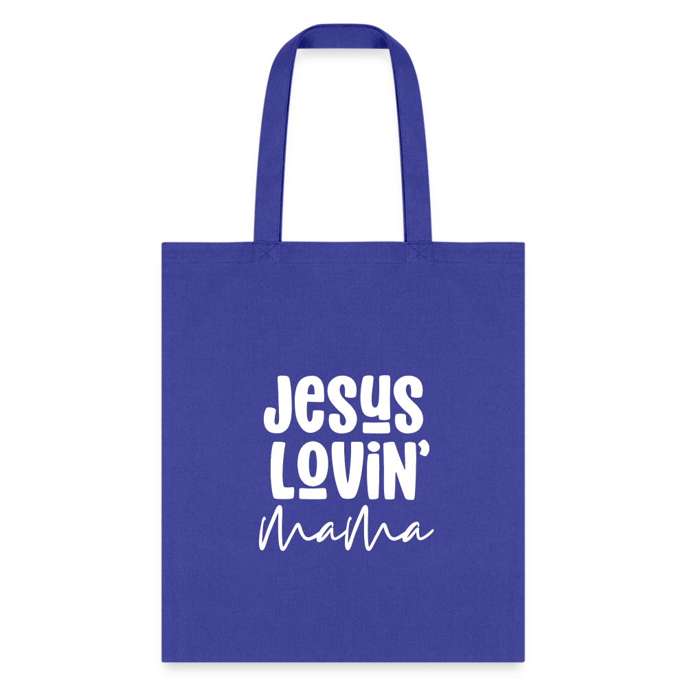 Jesus Lovin Mama Tote Bag - royal blue