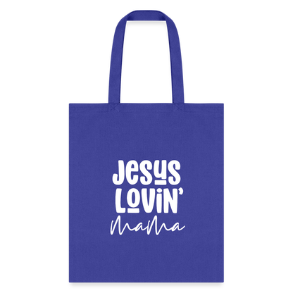 Jesus Lovin Mama Tote Bag - royal blue