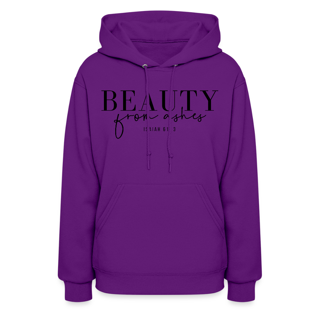 Beauty from Ashes Women's Hoodie - purple