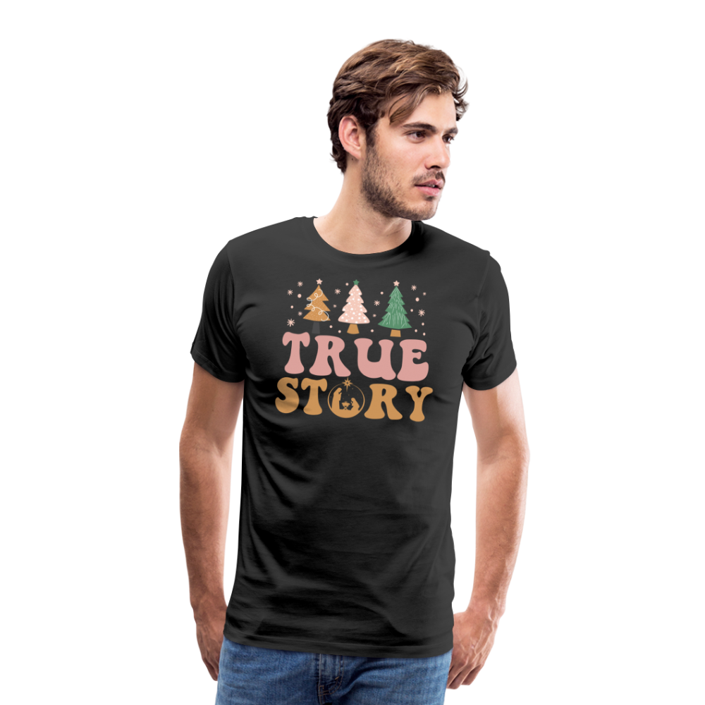 True Story Christmas Family Men's Premium T-Shirt - black