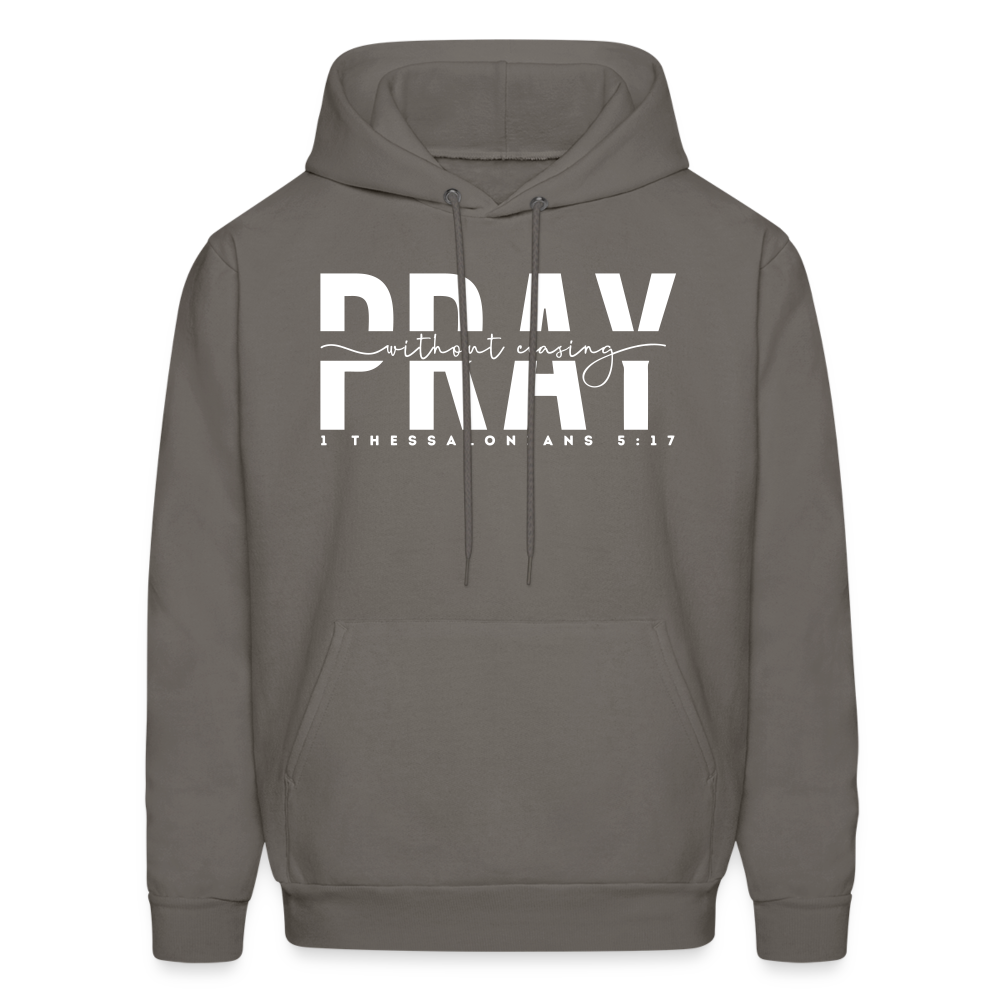 Pray Without Ceasing (W) Men's Hoodie - asphalt gray