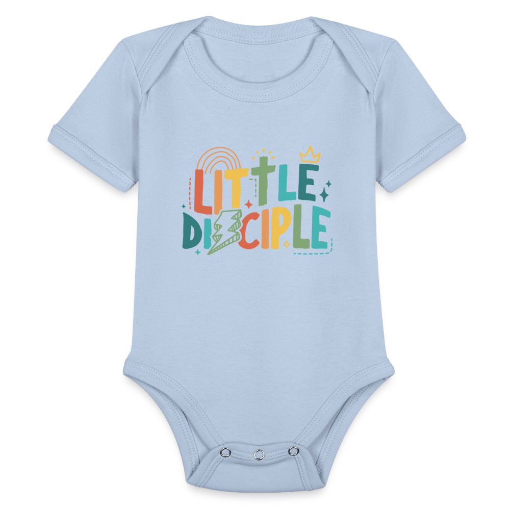 Little Disciple Baby Onesie Bodysuit - sky