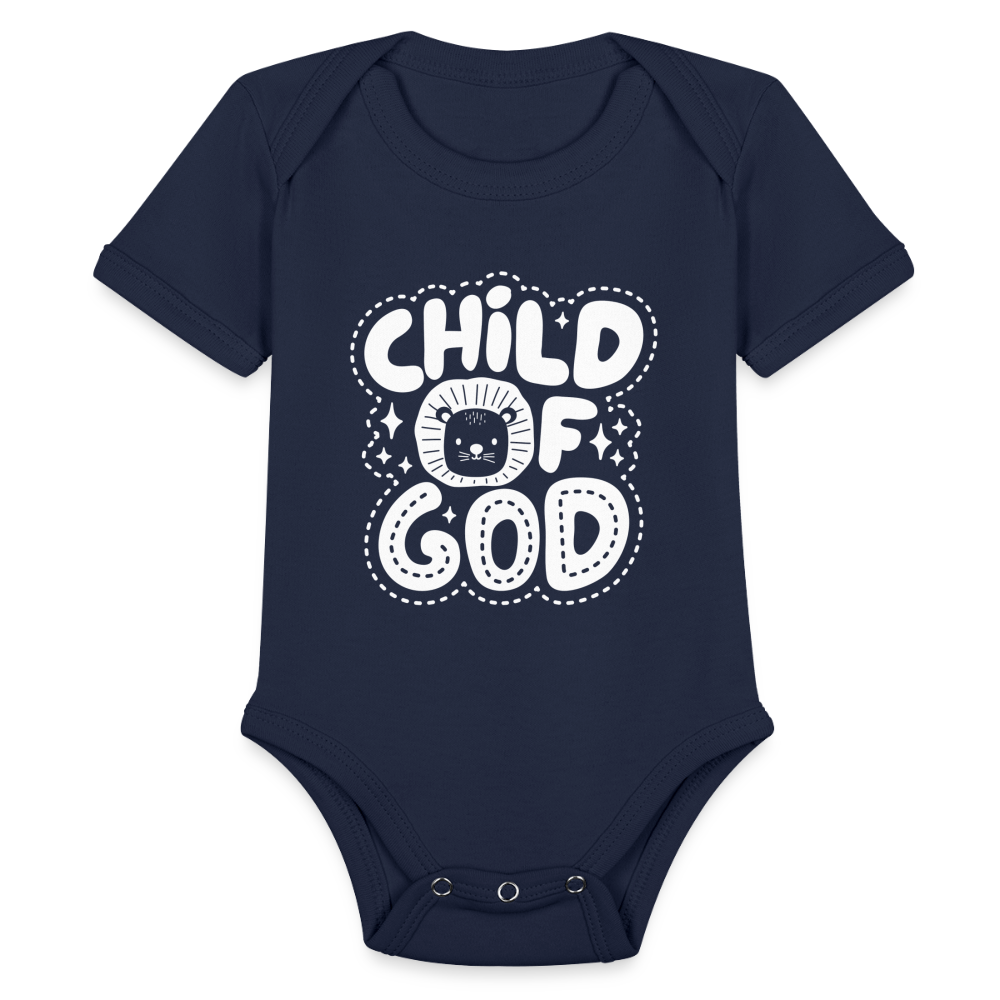 Child of God Baby Onesie Bodysuit - dark navy