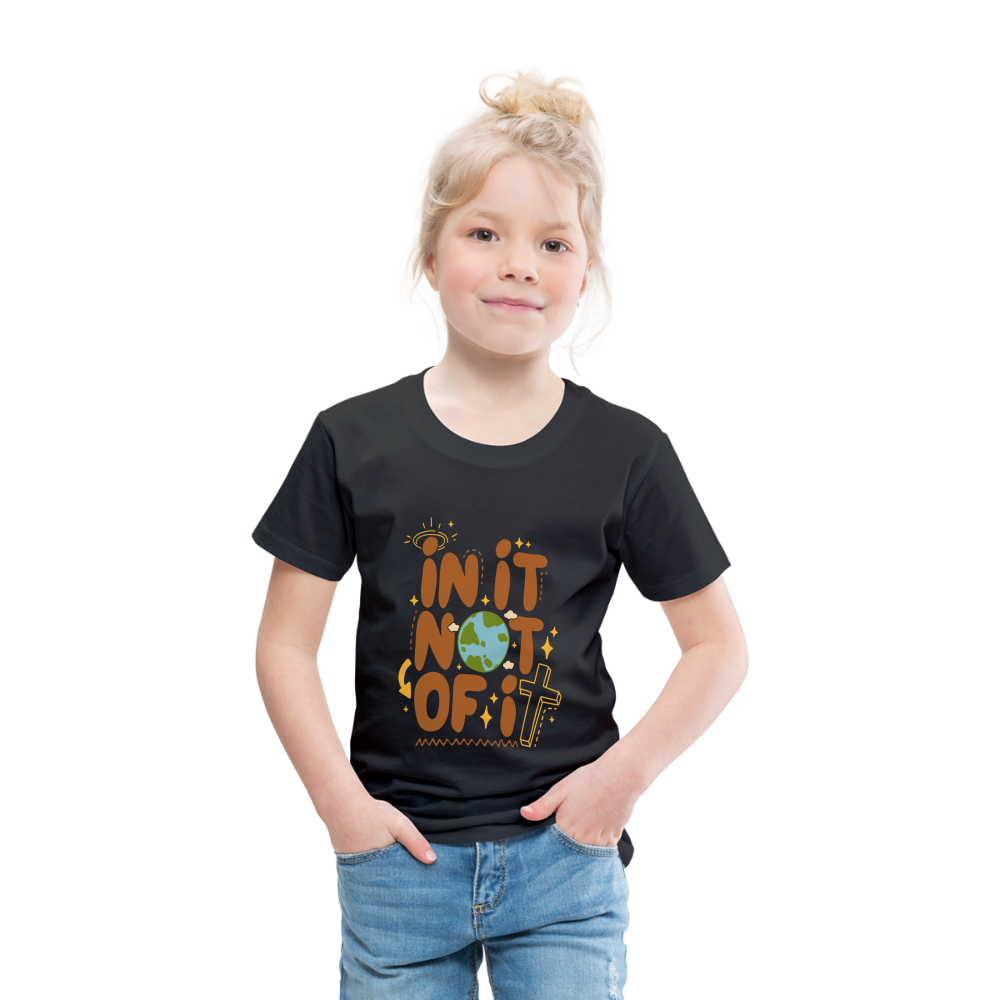 In It Not of It Toddler T-Shirt - black