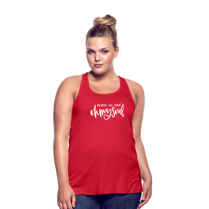 Praise the Lord Oh My Soul Women's Tank - red