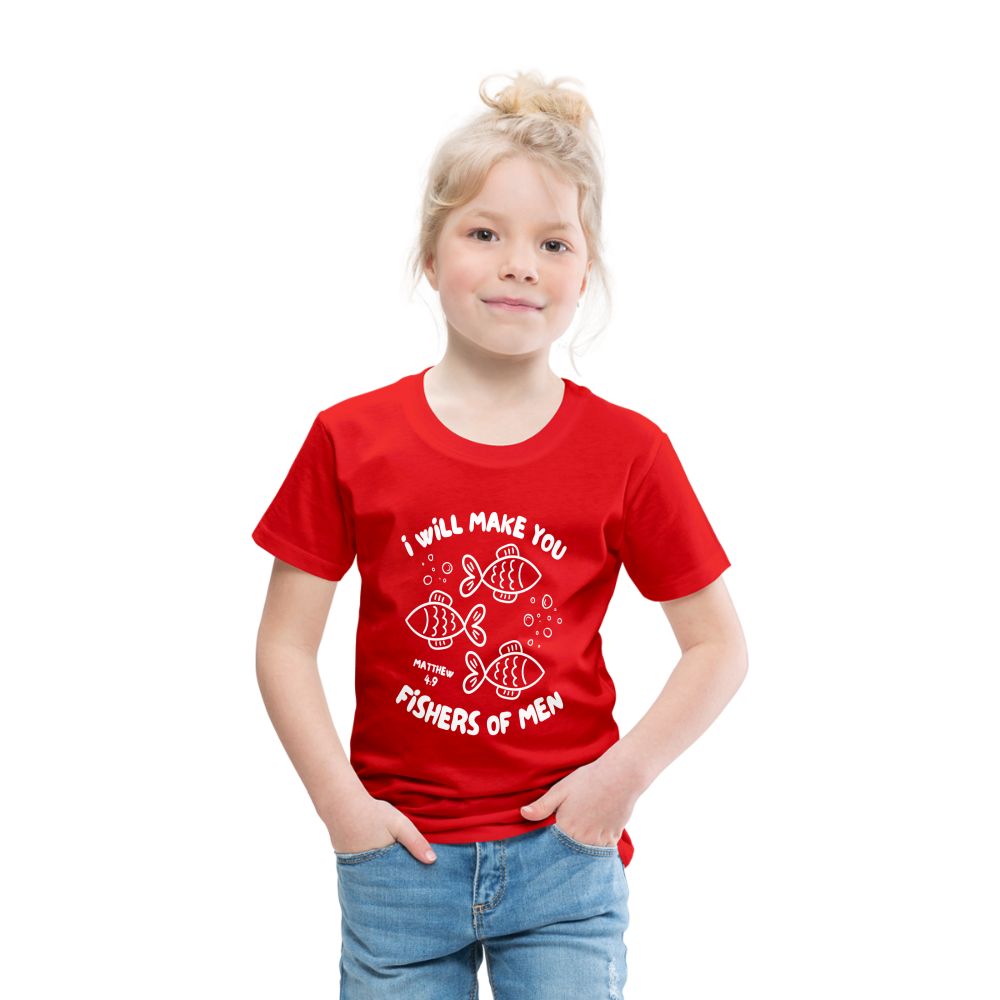 I Will Make You Fishers of Men (W) Toddler T-Shirt - red