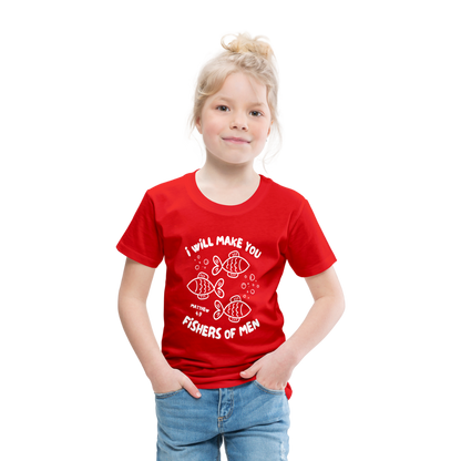 I Will Make You Fishers of Men (W) Toddler T-Shirt - red