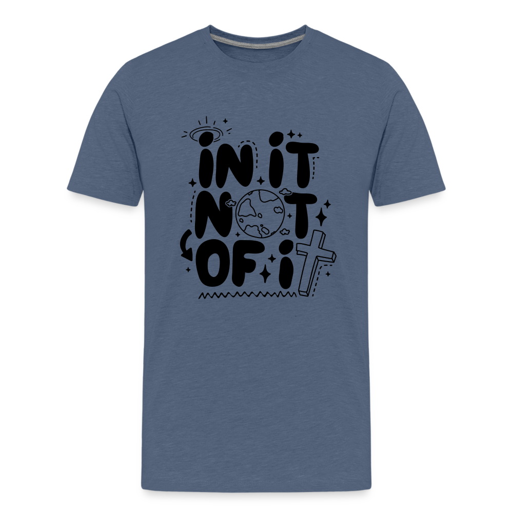 In It Not of It Kid's T-Shirt - heather blue