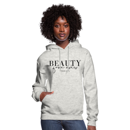 Beauty from Ashes Women's Hoodie - heather oatmeal