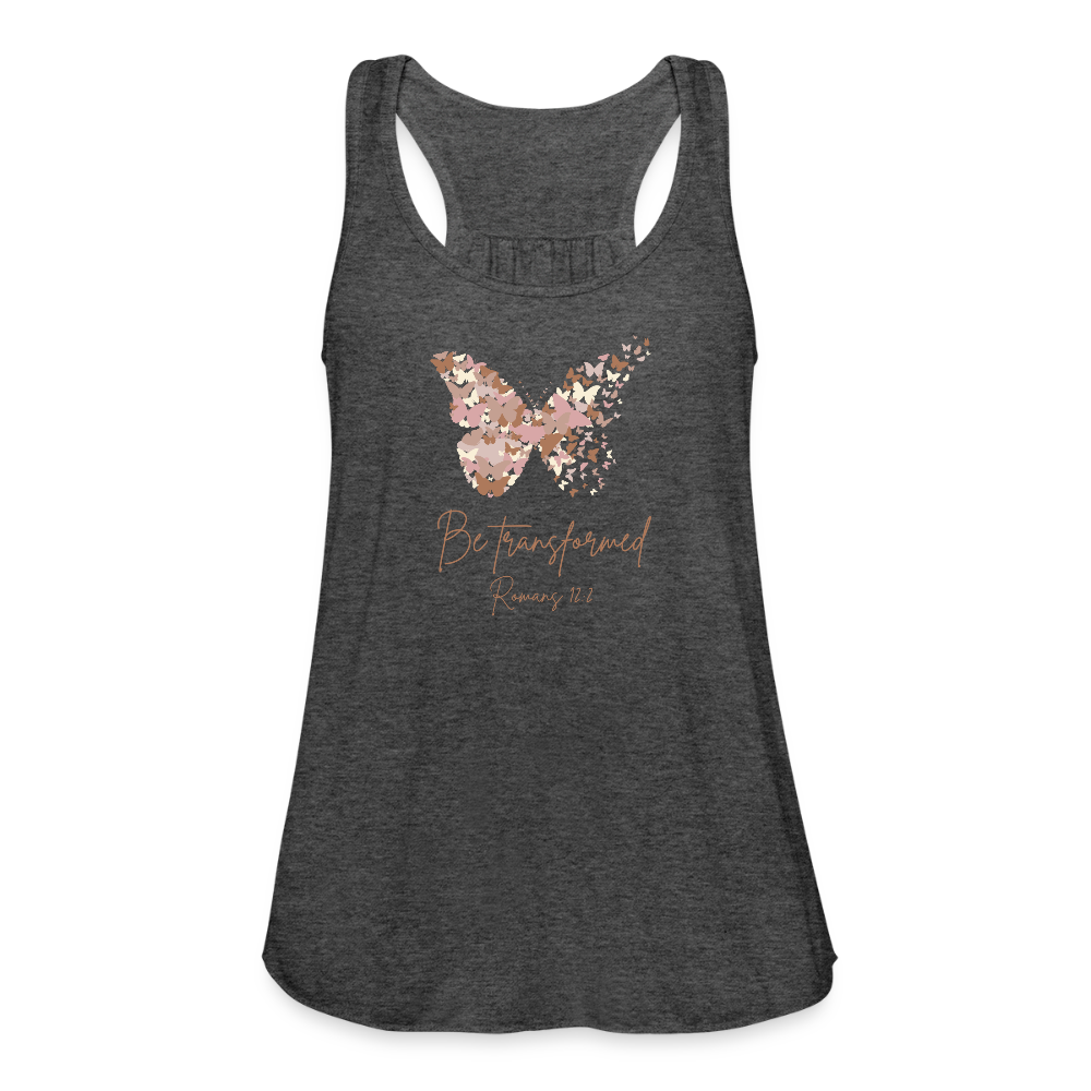 Be Transformed Romans 12:2 Women’s Tank - deep heather