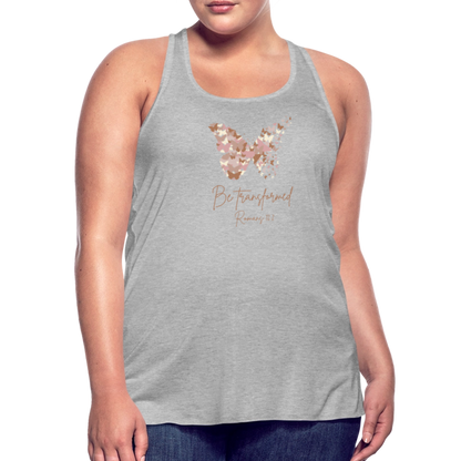 Be Transformed Romans 12:2 Women’s Tank - heather gray