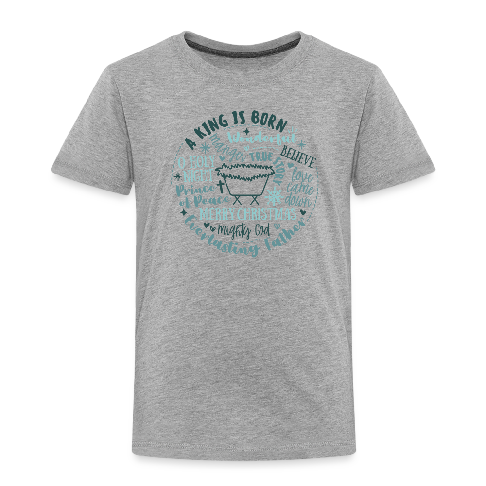 Manger Collage (B) Toddler T-Shirt - heather gray