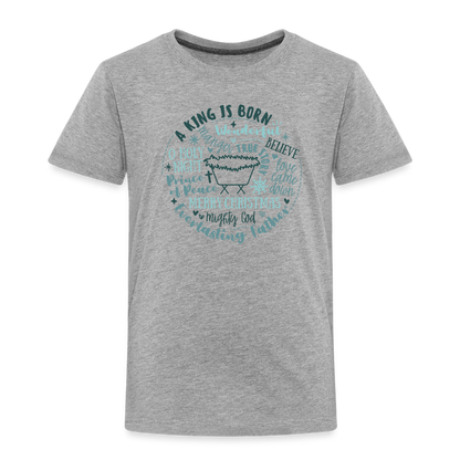 Manger Collage (B) Toddler T-Shirt - heather gray