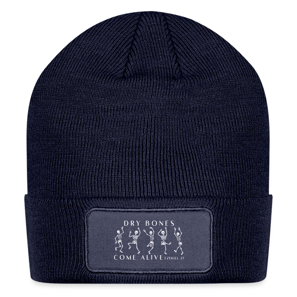 Dry Bones Come Alive Beanie - navy