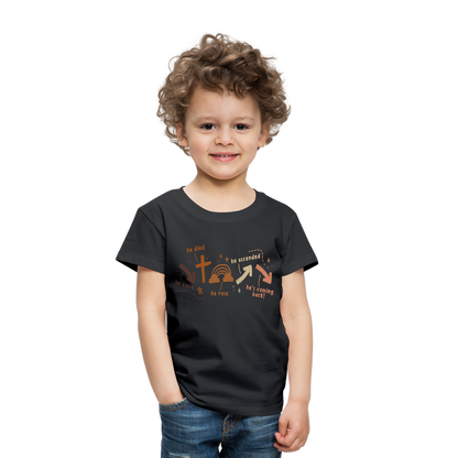 He Came He Died He Rose (Boho) Toddler T-Shirt - black