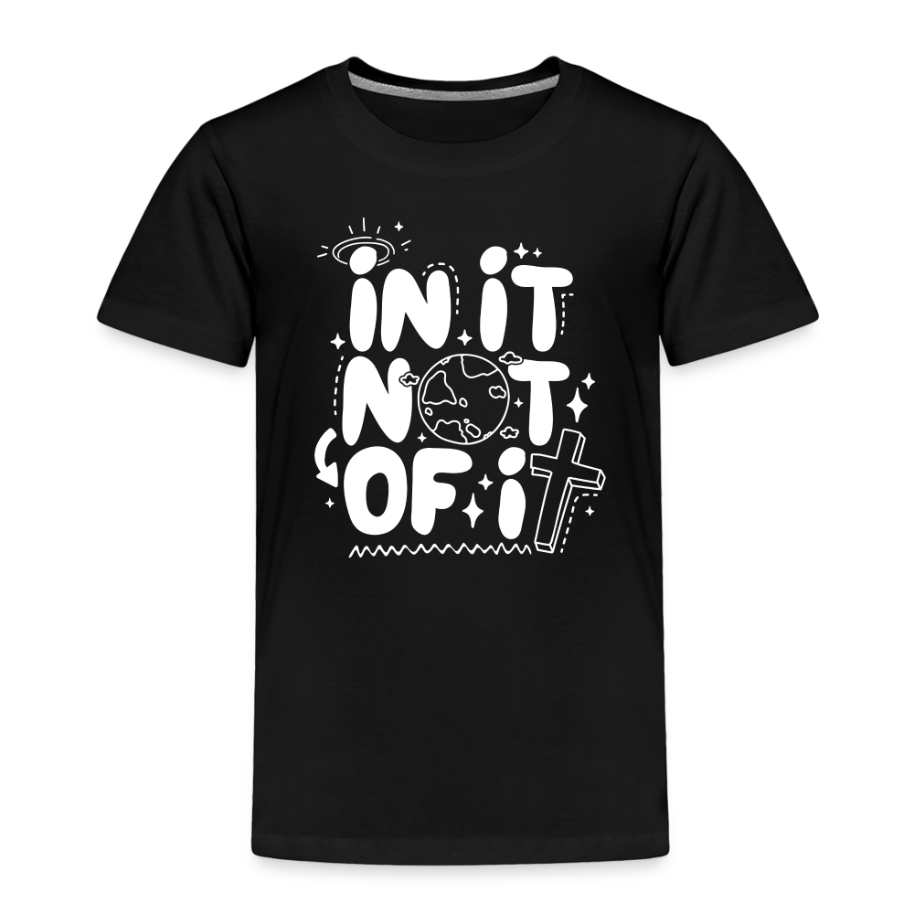 In It Not of It (W) Toddler T-Shirt - black