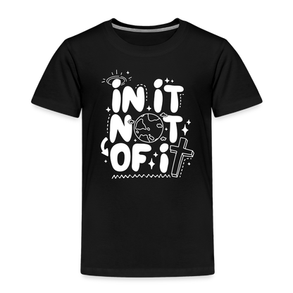 In It Not of It (W) Toddler T-Shirt - black