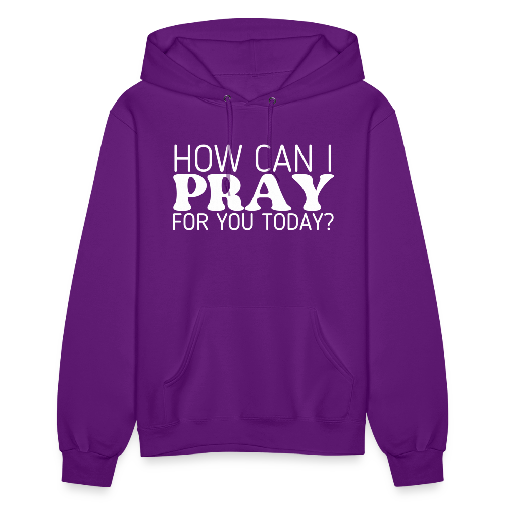 How Can I Pray for You Today (W) Women's Hoodie - purple