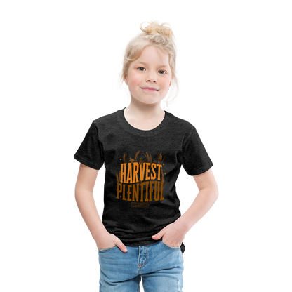 The Harvest is Plentiful (Color) Toddler T-Shirt - charcoal grey