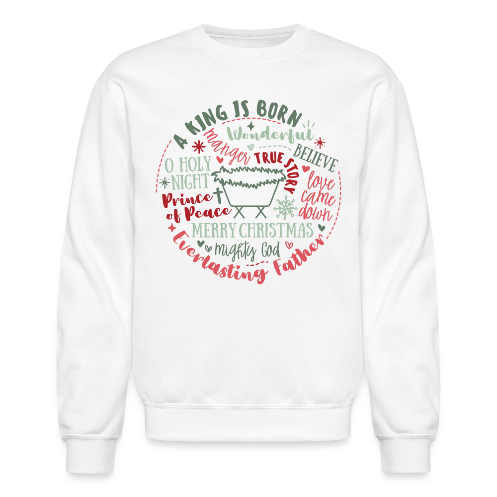 Manger Collage (RG) Men's Sweater - white