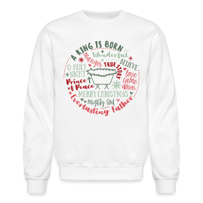 Manger Collage (RG) Men's Sweater - white