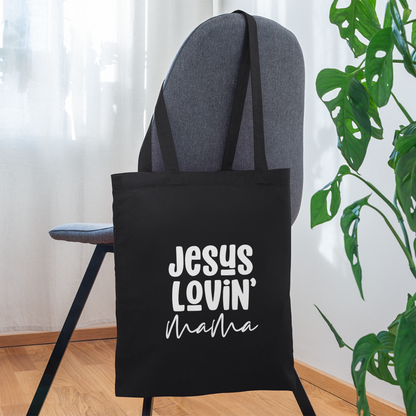 Jesus Lovin Mama Tote Bag - black