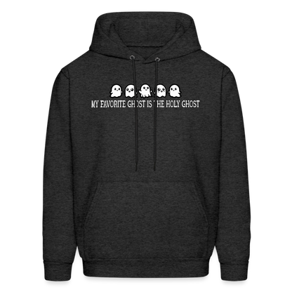 My Favorite Ghost is the Holy Ghost (W) Men's Hoodie - charcoal grey