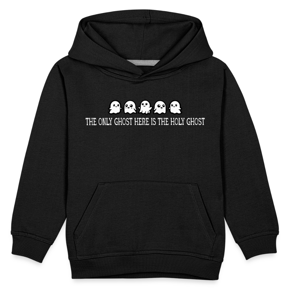 The Only Ghost Here is the Holy Ghost (W) Kid's Hoodie - black