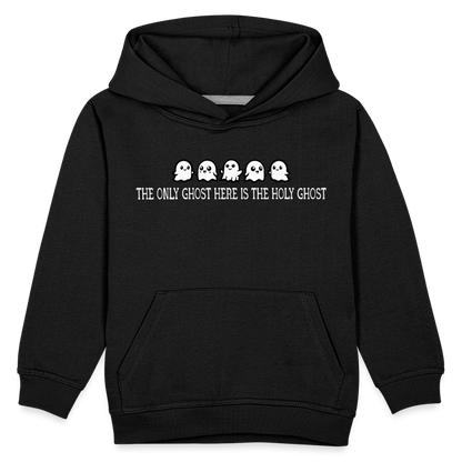 The Only Ghost Here is the Holy Ghost (W) Kid's Hoodie - black