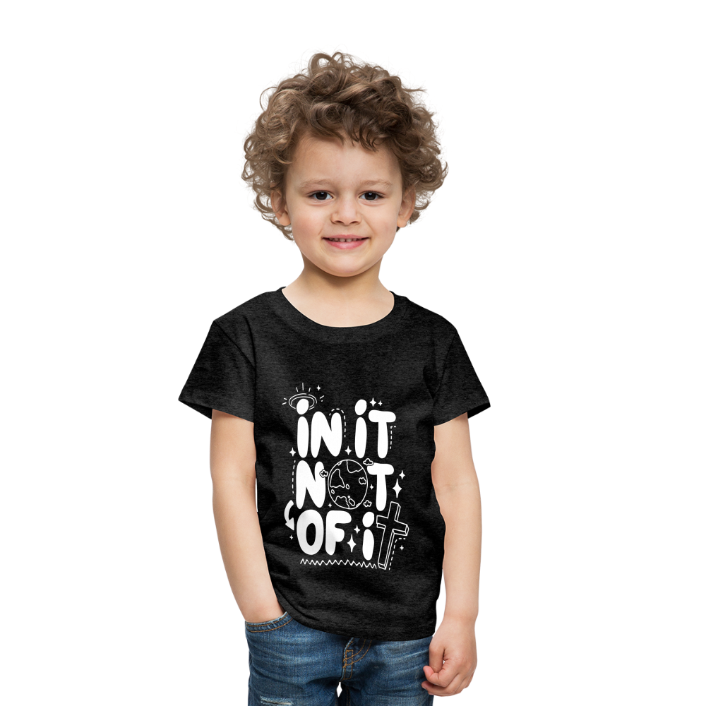 In It Not of It (W) Toddler T-Shirt - charcoal grey