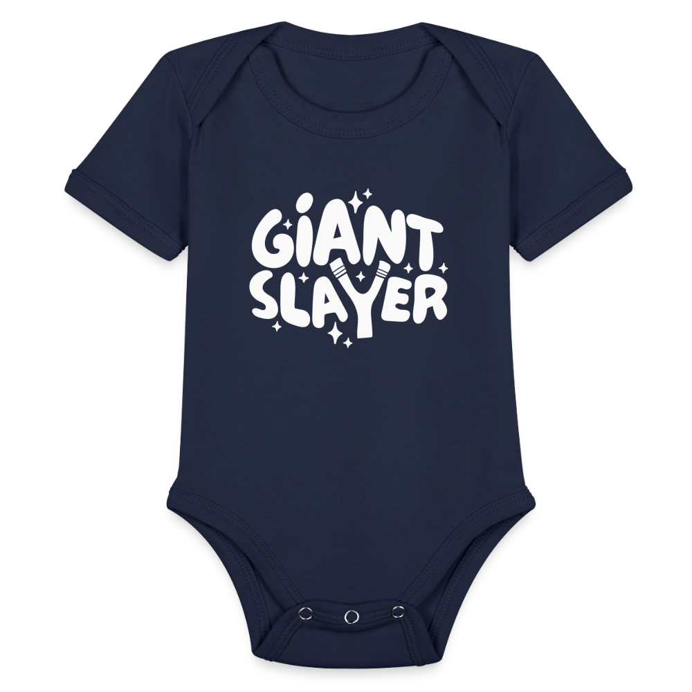 Giant Slayer Baby Onesie Bodysuit - dark navy