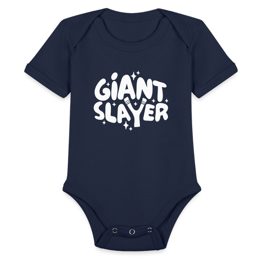 Giant Slayer Baby Onesie Bodysuit - dark navy