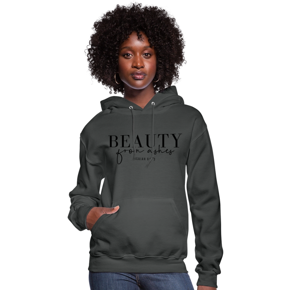 Beauty from Ashes Women's Hoodie - asphalt