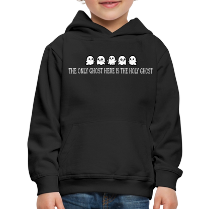 The Only Ghost Here is the Holy Ghost (W) Kid's Hoodie - black