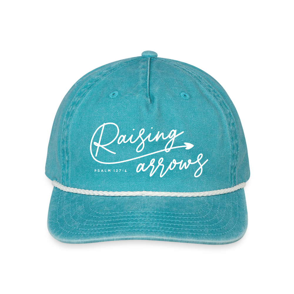 Raising Arrows Hat Cap - faded turquoise