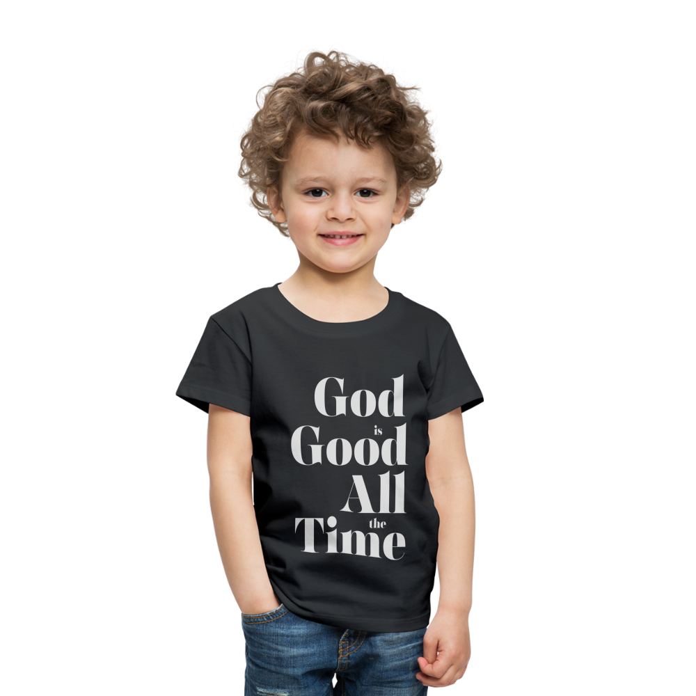 God is Good Toddler Premium T-Shirt - black